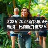 2026-2027新能源积分新规：比例提升至58%，车企如何应对？（图3）