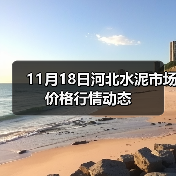 11月18日河北水泥市场价格行情动态（图3）