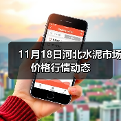11月18日河北水泥市场价格行情动态（图1）