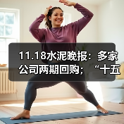 11.18水泥晚报：多家公司两期回购；“十五五”好房子之距；上市公司加码新材料（图4）