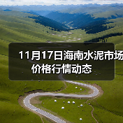 11月17日海南水泥市场价格行情动态（图1）