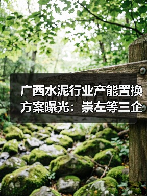广西水泥行业产能置换方案曝光：崇左等三企补充熟料生产线（图3）