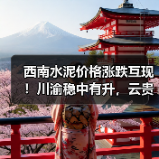 西南水泥价格涨跌互现！川渝稳中有升，云贵阴雨致下行（图4）