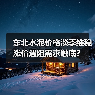 东北水泥价格淡季维稳 涨价遇阻需求触底？（图3）