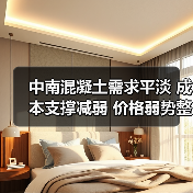 中南混凝土需求平淡 成本支撑减弱 价格弱势整理（图4）