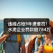 违规占地9年遭重罚!水泥企业罚款超784万元(图2) 违规占地9年遭重罚!水泥企业罚款超784万元(图2)