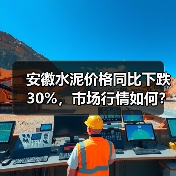 安徽水泥价格同比下跌30%，市场行情如何？