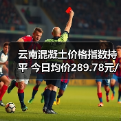 云南混凝土价格指数持平 今日均价289.78元/吨（图3）