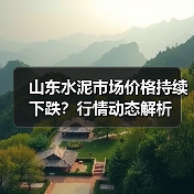 山东水泥市场价格持续下跌？行情动态解析