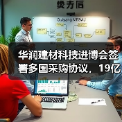 华润建材科技进博会签署多国采购协议,19亿美元合作布局(图4) 华润建材科技进博会签署多国采购协议,19亿美元合作布局(图4)