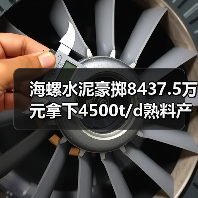 海螺水泥豪掷8437.5万元拿下4500t/d熟料产能(图3) 海螺水泥豪掷8437.5万元拿下4500t/d熟料产能(图3)