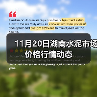 11月20日湖南水泥市场价格行情动态(图3) 11月20日湖南水泥市场价格行情动态(图3)