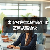 米脂冀东与华电新能源签署战略协议(图2) 米脂冀东与华电新能源签署战略协议(图2)