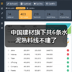 中国建材旗下共6条水泥熟料线不建了(图4) 中国建材旗下共6条水泥熟料线不建了(图4)