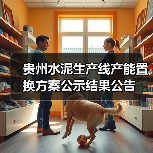 贵州水泥生产线产能置换方案公示结果公告