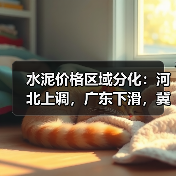 水泥价格区域分化：河北上调，广东下滑，冀中南跟进（图2）