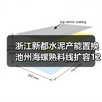 浙江新都水泥产能置换池州海螺熟料线扩容1250t/d