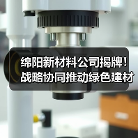 绵阳新材料公司揭牌!战略协同推动绿色建材产业转型(图3) 绵阳新材料公司揭牌!战略协同推动绿色建材产业转型(图3)