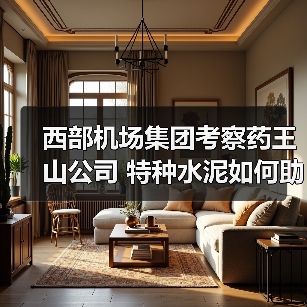西部机场集团考察药王山公司 特种水泥如何助力基建升级?(图3) 西部机场集团考察药王山公司 特种水泥如何助力基建升级?(图3)