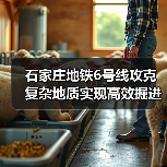 石家庄地铁6号线攻克复杂地质实现高效掘进(图1) 石家庄地铁6号线攻克复杂地质实现高效掘进(图1)