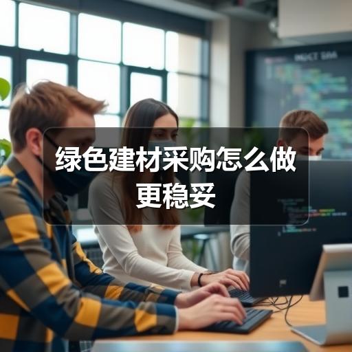 绿色建材采购怎么做更稳妥(图1) 绿色建材采购怎么做更稳妥