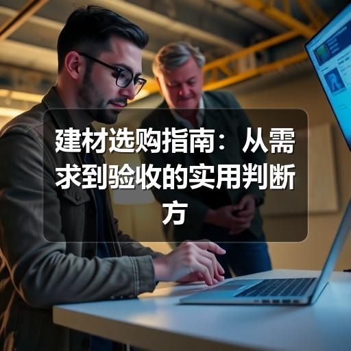 建材选购指南:从需求到验收的实用判断方法(图1) 建材选购指南:从需求到验收的实用判断方法