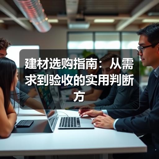 建材选购指南:从需求到验收的实用判断方法(图3) 建材选购指南:从需求到验收的实用判断方法