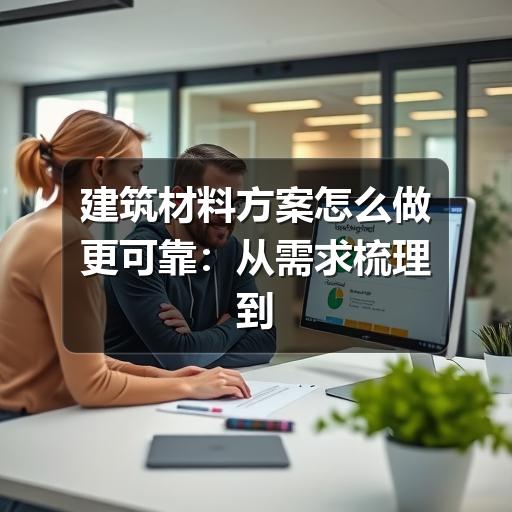 建筑材料方案怎么做更可靠：从需求梳理到落地验收