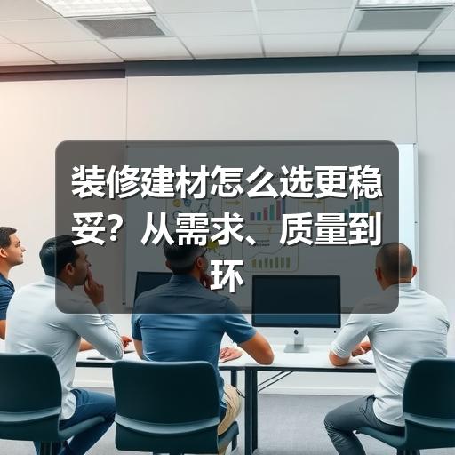 装修建材怎么选更稳妥?从需求、质量到环保的实用指南(图3) 装修建材怎么选更稳妥?从需求、质量到环保的实用指南
