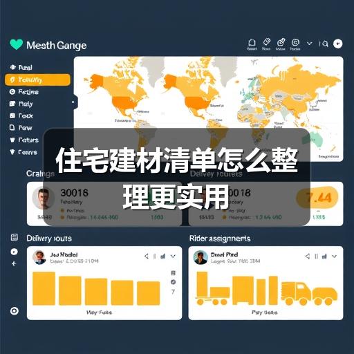 住宅建材清单怎么整理更实用(图1) 住宅建材清单怎么整理更实用