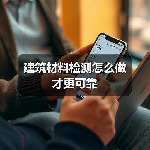 建筑材料检测怎么做才更可靠(图1) 建筑材料检测怎么做才更可靠