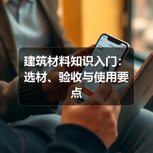 建筑材料知识入门:选材、验收与使用要点(图2) 建筑材料知识入门:选材、验收与使用要点