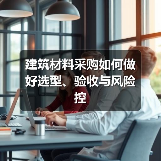 建筑材料采购如何做好选型、验收与风险控制(图2) 建筑材料采购如何做好选型、验收与风险控制