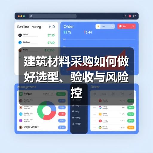 建筑材料采购如何做好选型、验收与风险控制(图1) 建筑材料采购如何做好选型、验收与风险控制