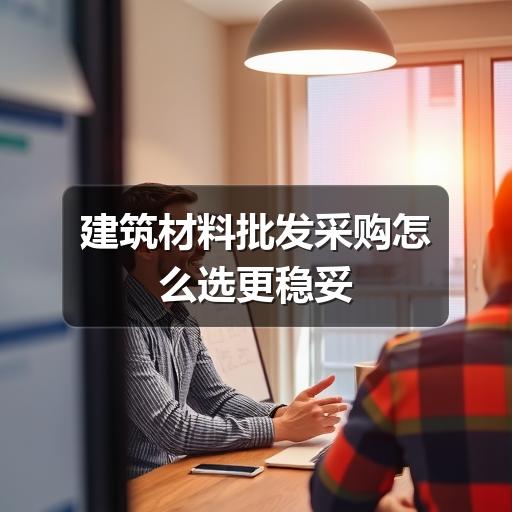 建筑材料批发采购怎么选更稳妥(图2) 建筑材料批发采购怎么选更稳妥